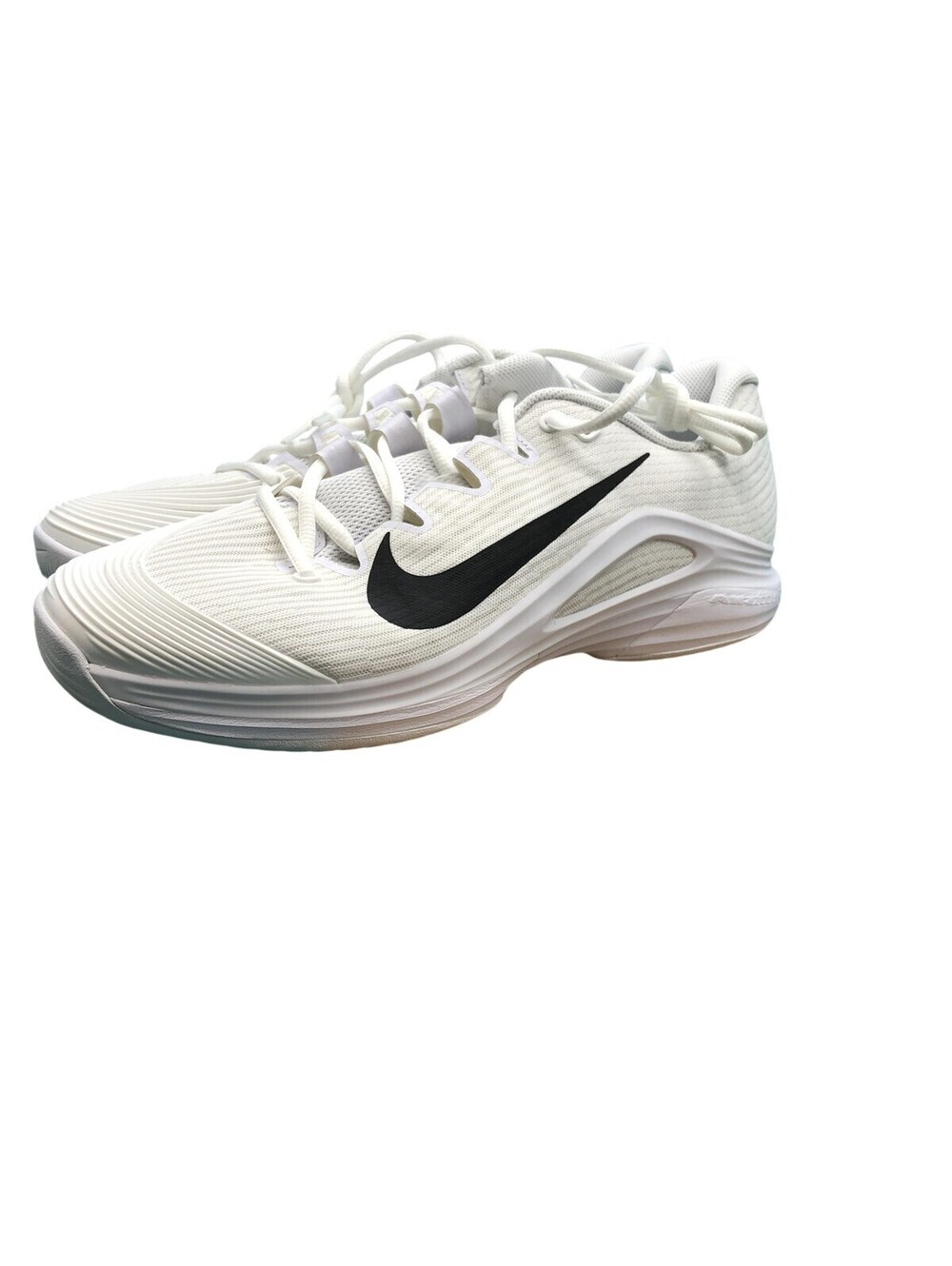 Nike Air Zoom Vapor 12 HC Shoes Mens Size 10.5 White Tennis Sneakers FV5552-101